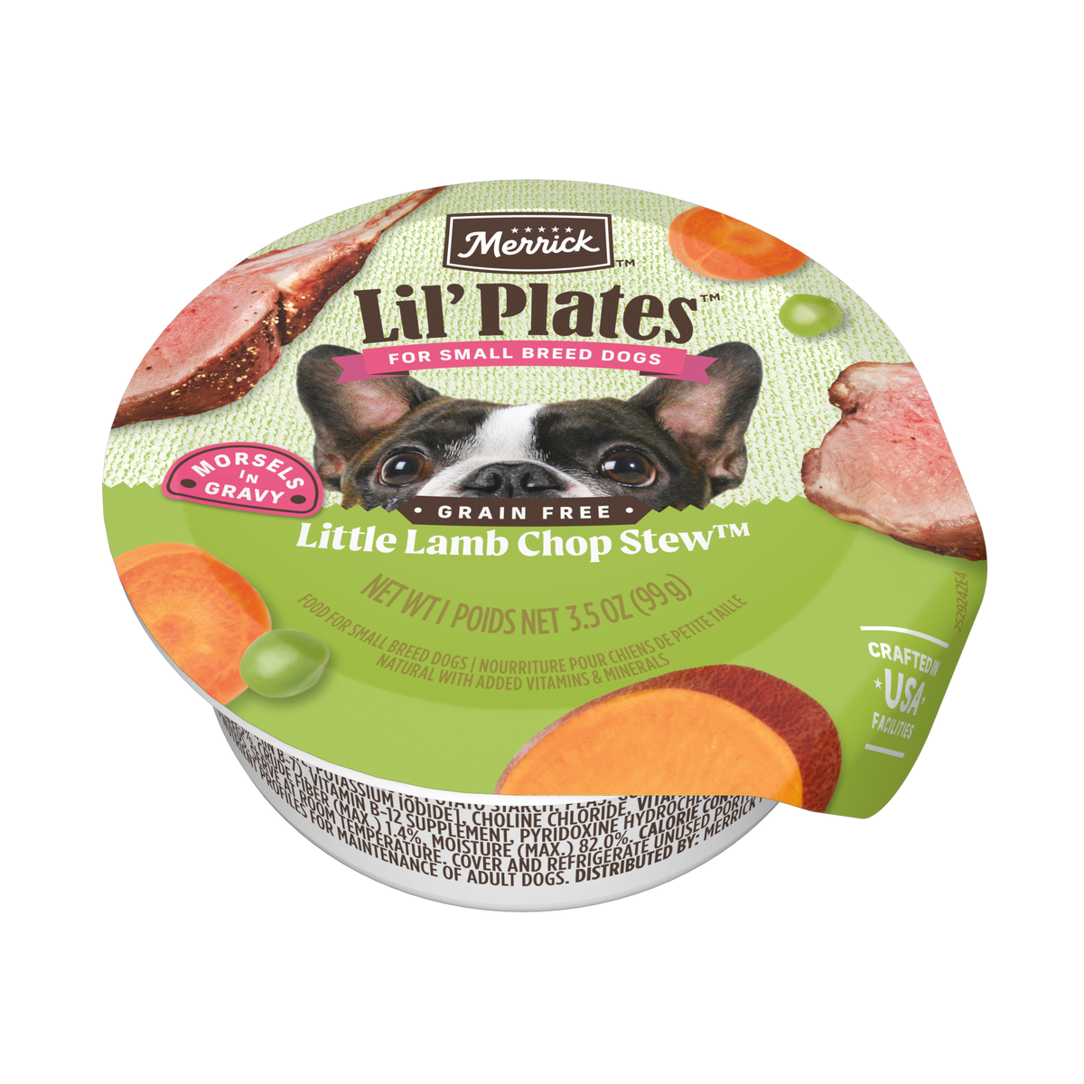 Merrick small breed lil plates little lamb chop stew
