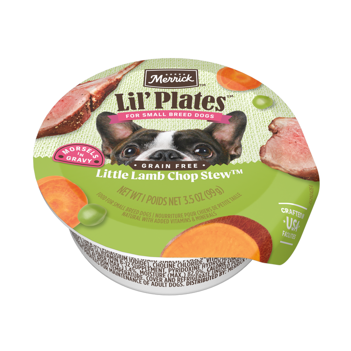 Merrick small breed lil plates little lamb chop stew