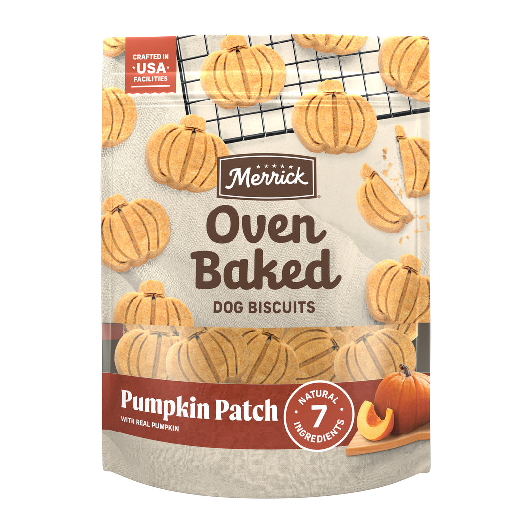 Merrick Oven Baked Pumpkin Patch Dog Treat 11 oz