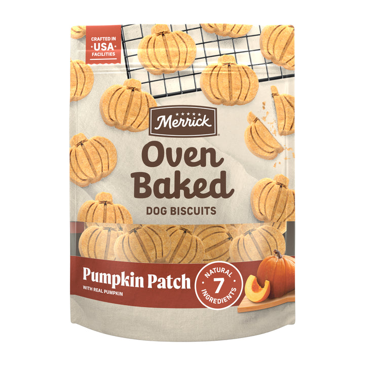 Merrick Oven Baked Pumpkin Patch Dog Treat 11 oz