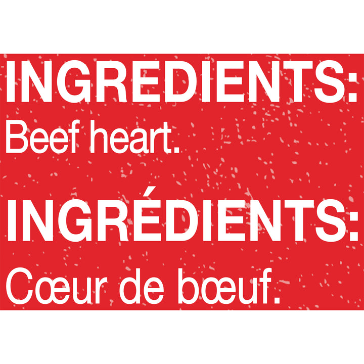 Single Ingredient Treats Beef Heart - 3 oz