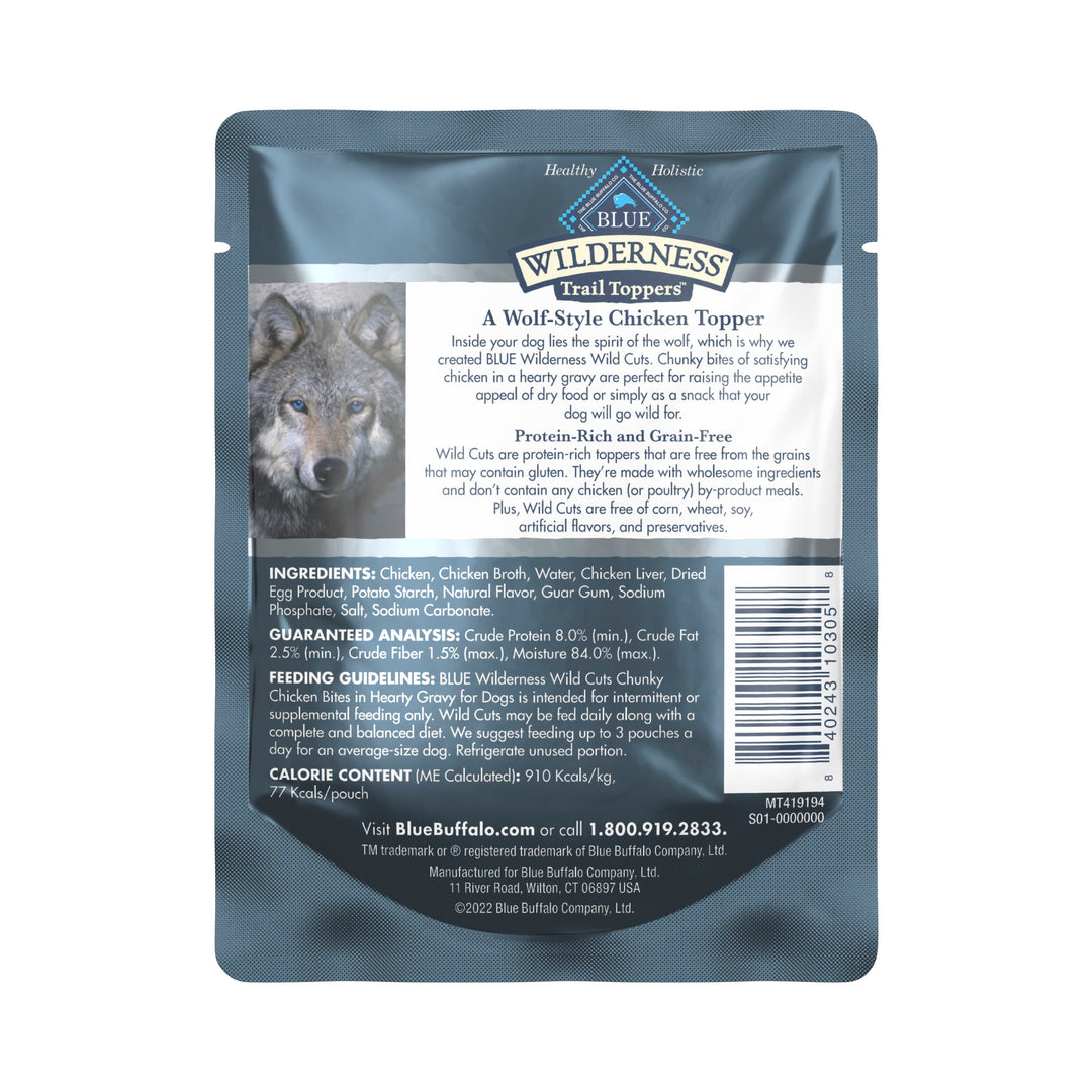 Blue Buffalo Wilderness Wild Cuts Trail Toppers Chicken