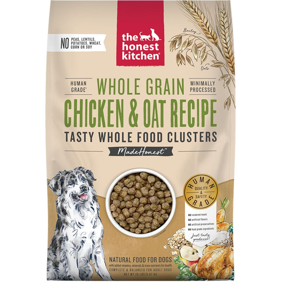 Honest Kitchen Whole Grain Cluster Chicken Dog 20 lb