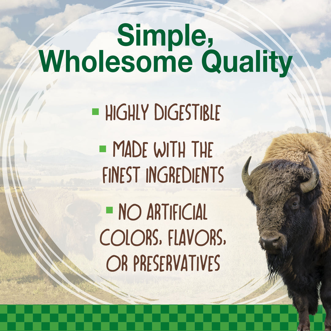 Nylabone Healthy Edibles Wild All-Natural Long Lasting Chew Treats Bison Small (16 Count)
