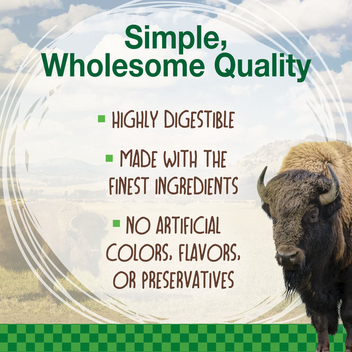 Nylabone Healthy Edibles Wild All-Natural Long Lasting Chew Treats Bison Small (16 Count)