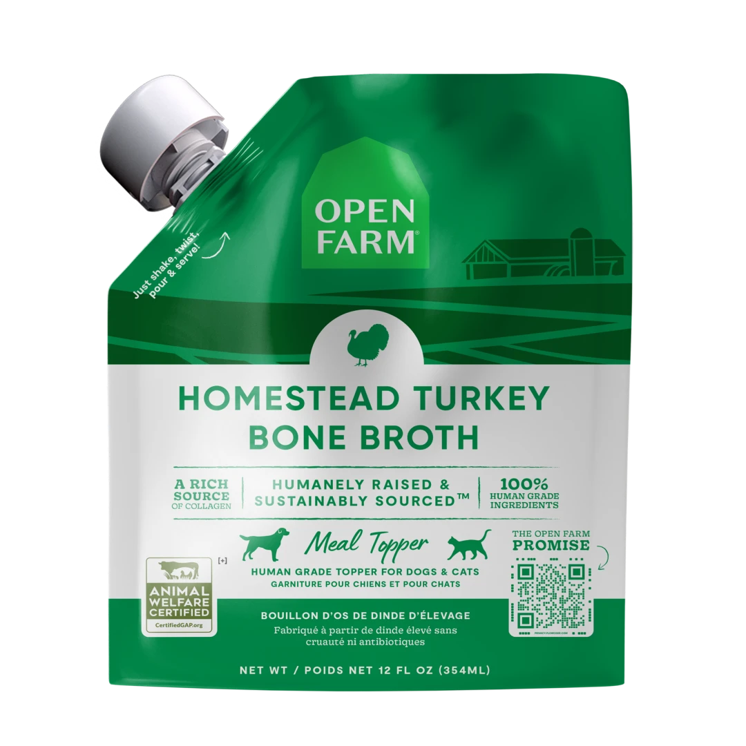 Open Farm Bone Broth Turkey 12 oz