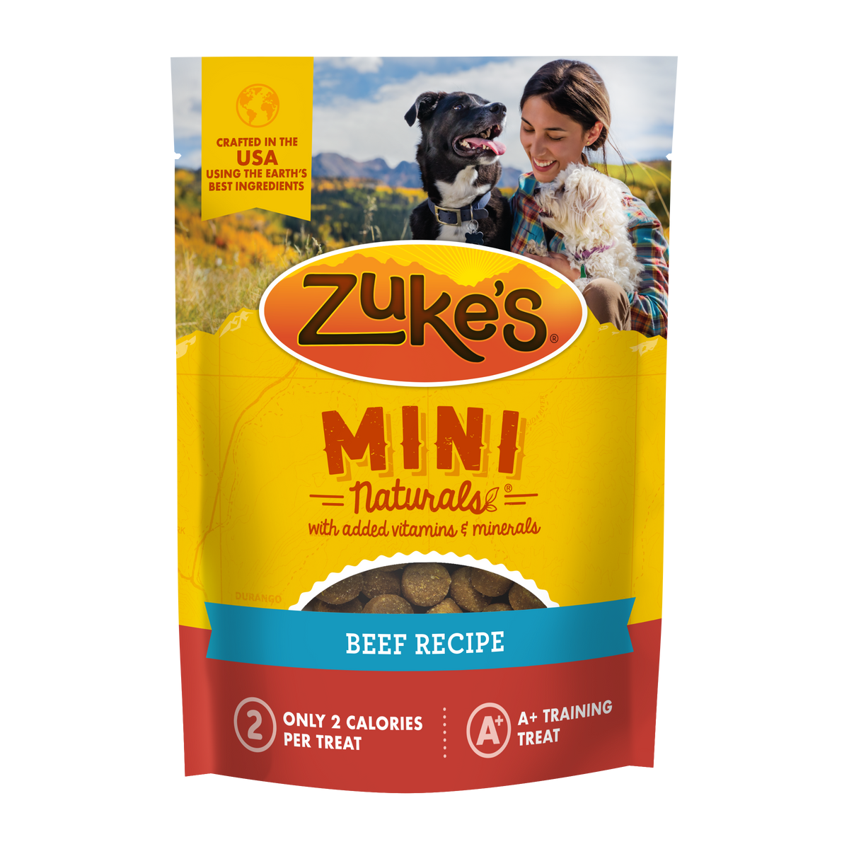 Zukes Mini Naturals Beef Treats 6 oz