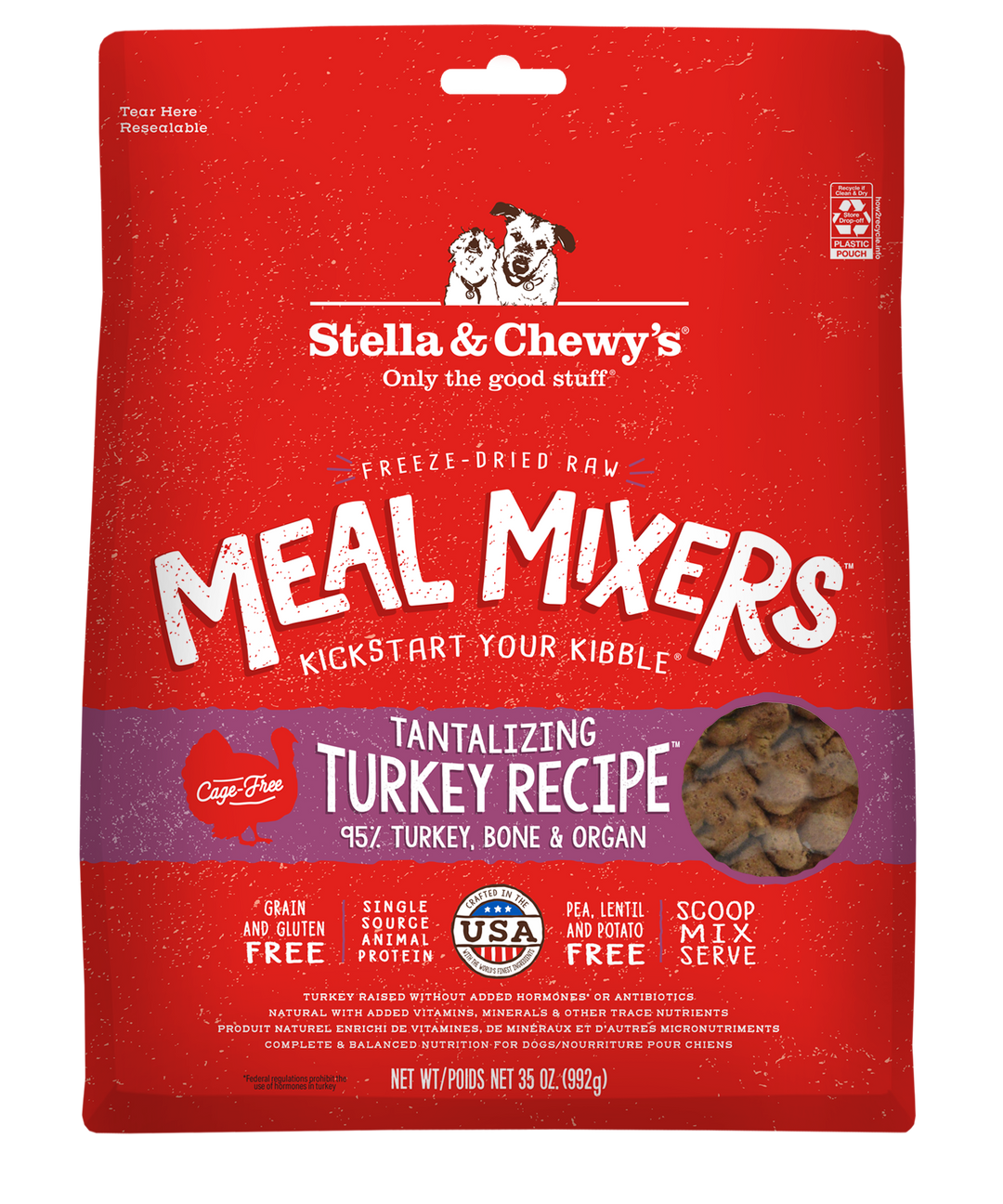 Freeze-Dried Tantalizing Turkey Meal Mixers - 35 oz