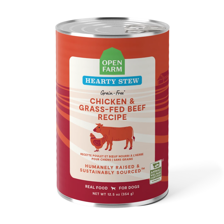 Open Farm Hearty Stew Chicken and Beef Dog 12.5 oz
