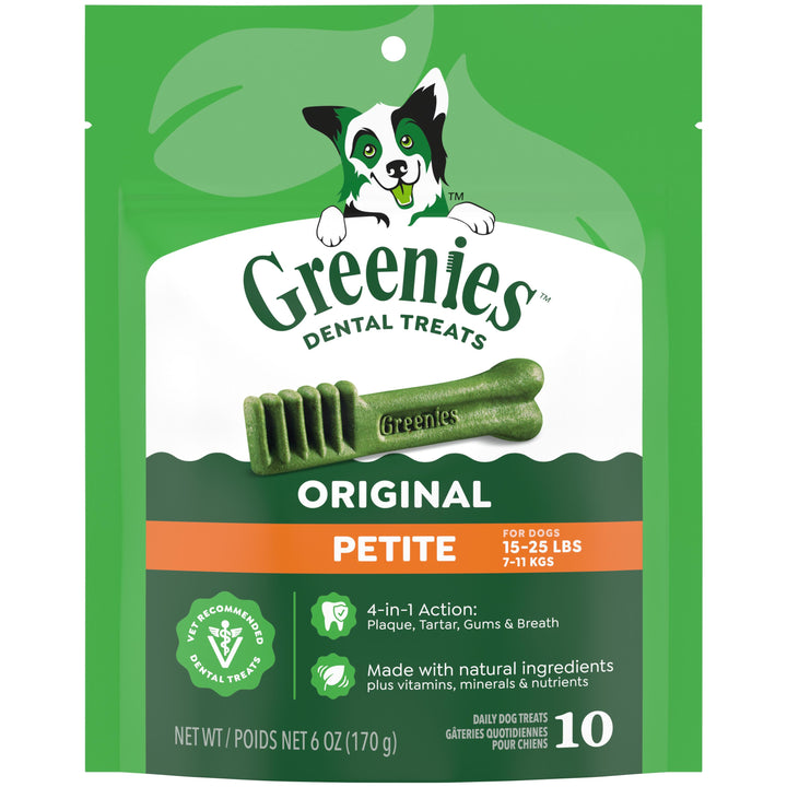 Greenies 6oz Bag Dog Treats Size Petite