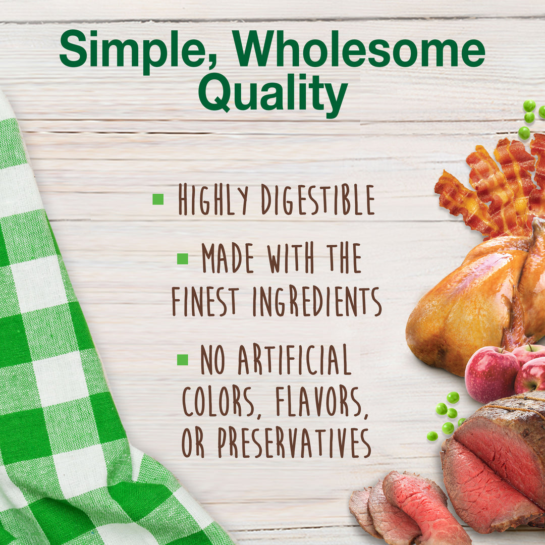 Nylabone Healthy Edibles All-Natural Long Lasting Puppy Chew Treats Roast Beef, Turkey, Apple, Bacon X-Small (3 Count)
