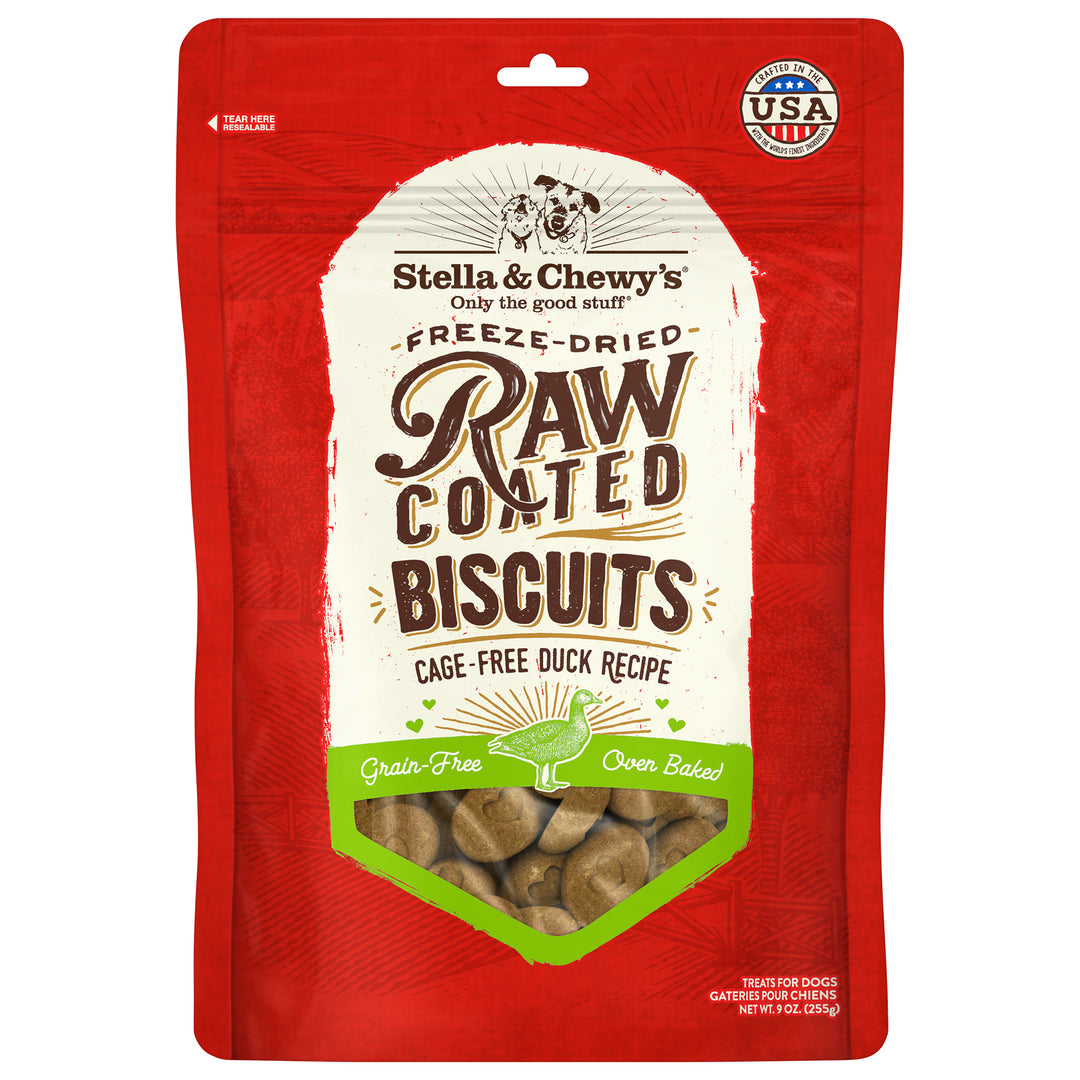 Raw Coated Biscuits Duck - 9 oz