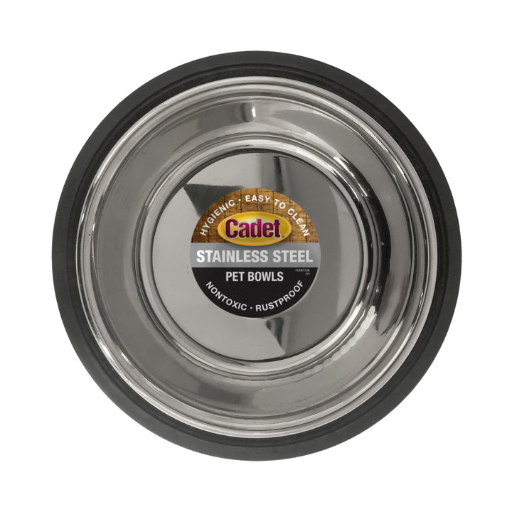 Cadet Stainless Steel No Spill Dog Bowls 32 Ounce