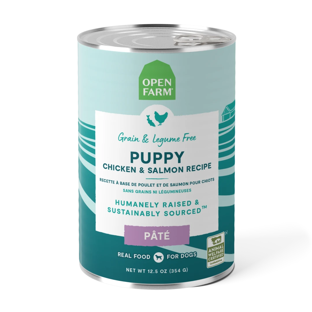 Open Farm Grain Free Puppy Chicken Salmon Dog 12.5 oz