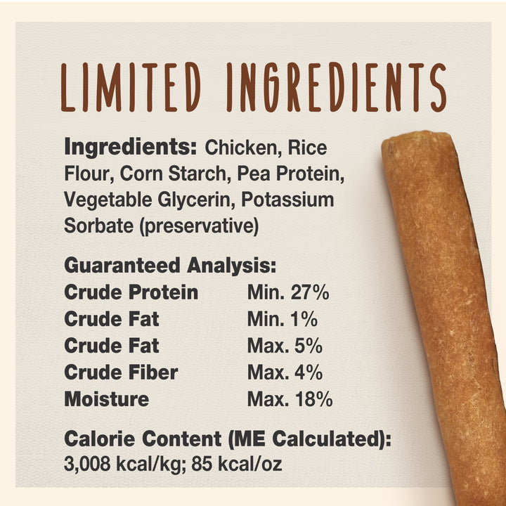 Cadet Gourmet Savory Chicken Rolls Rawhide Alternative 6 Ounce (1 Count)