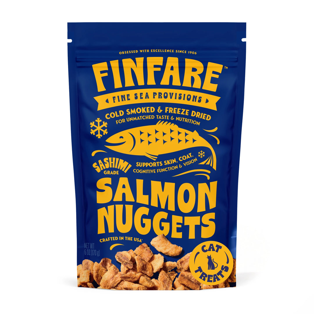 Finfare Cat Freeze Dried Nugget Smoked Salmon 6oz