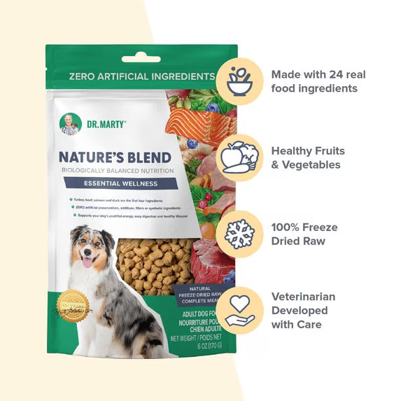 Dr Marty Natures Blend Essential Wellness Origin Freeze Dried 80 oz