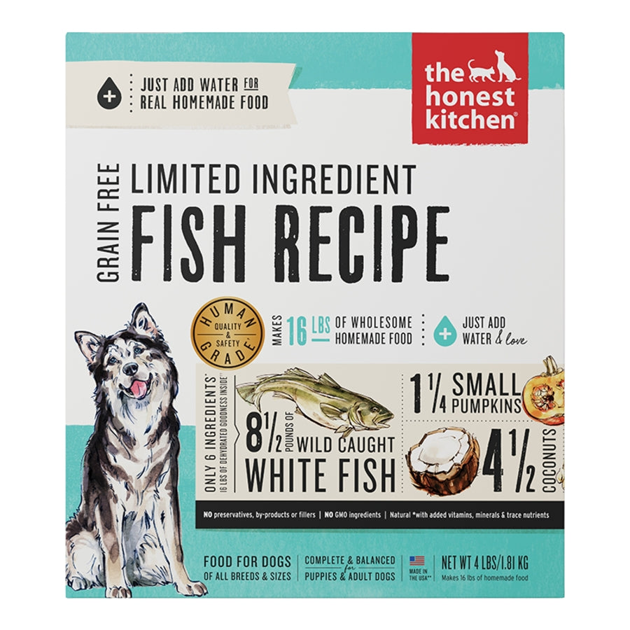 Honest Kitchen Grain Free LID Fish Recipe 4lb