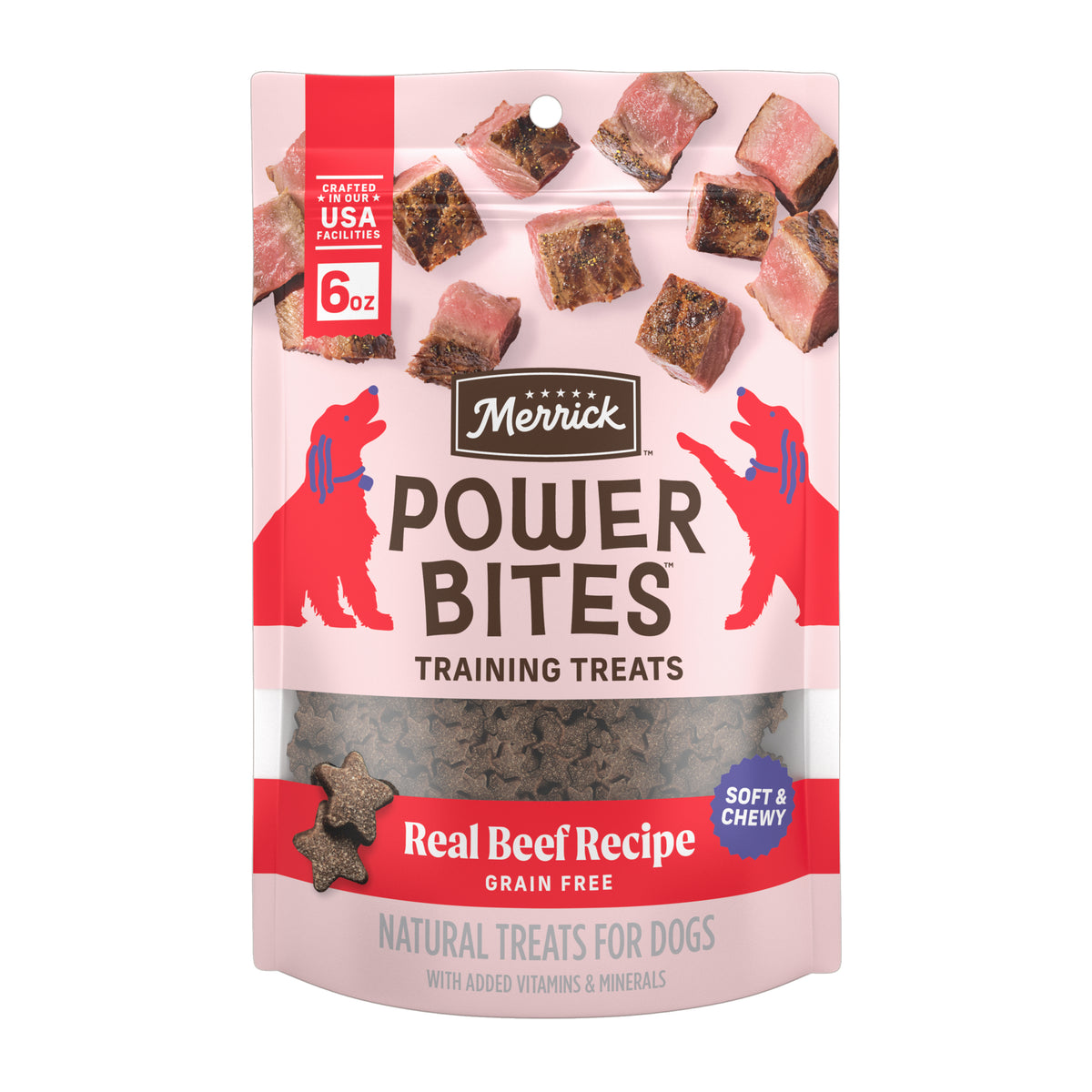 Merrick Power Bites Texas Beef Treats 6oz