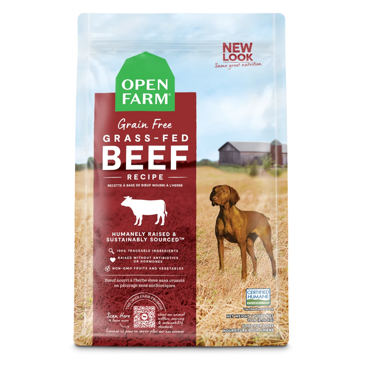 Open Farm Dog Food Dry GF Beef 22LB