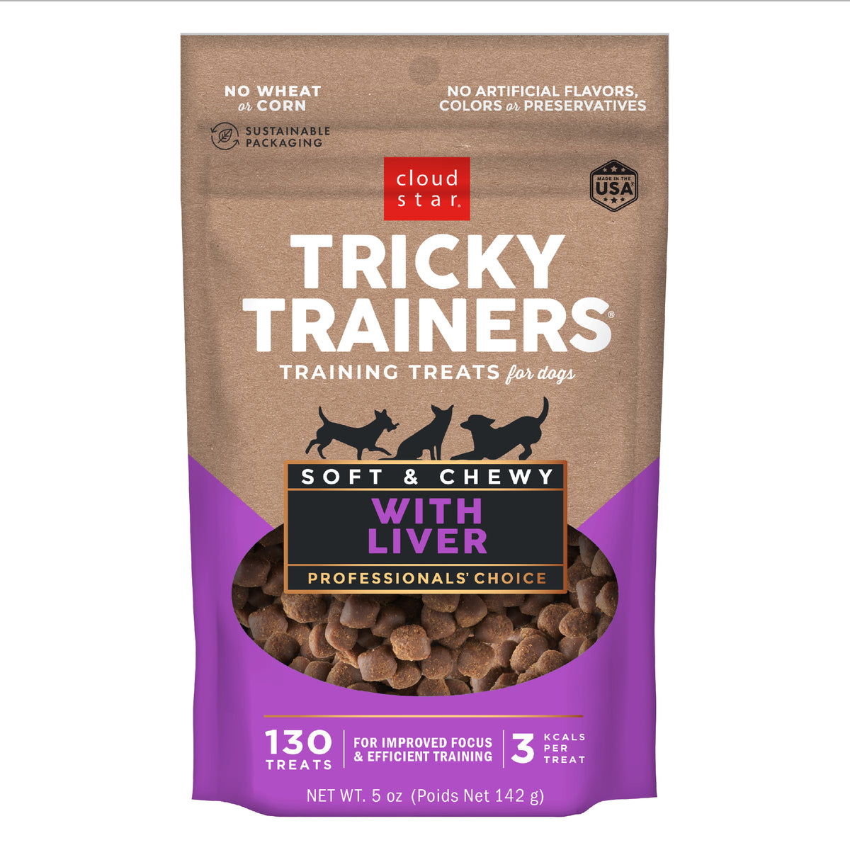 Cloud Star Chewy Liver Training Treats 5oz