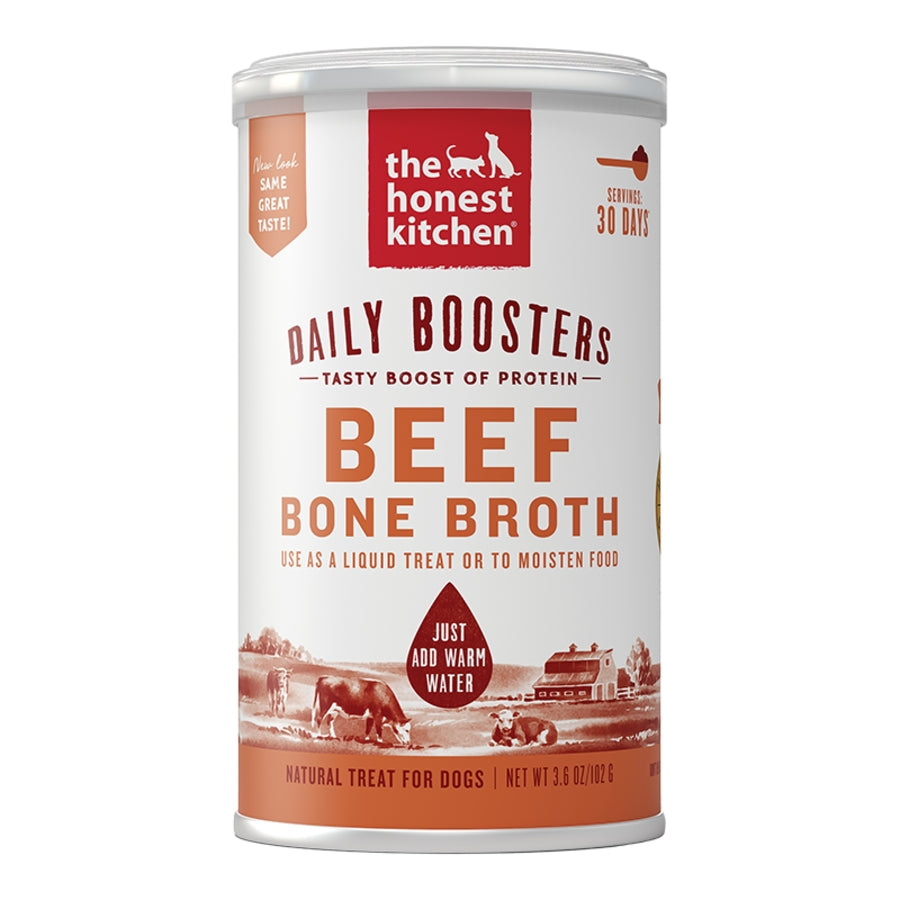 The Honest Kitchen Daily Boosters Beef Bone Broth 3.6 oz