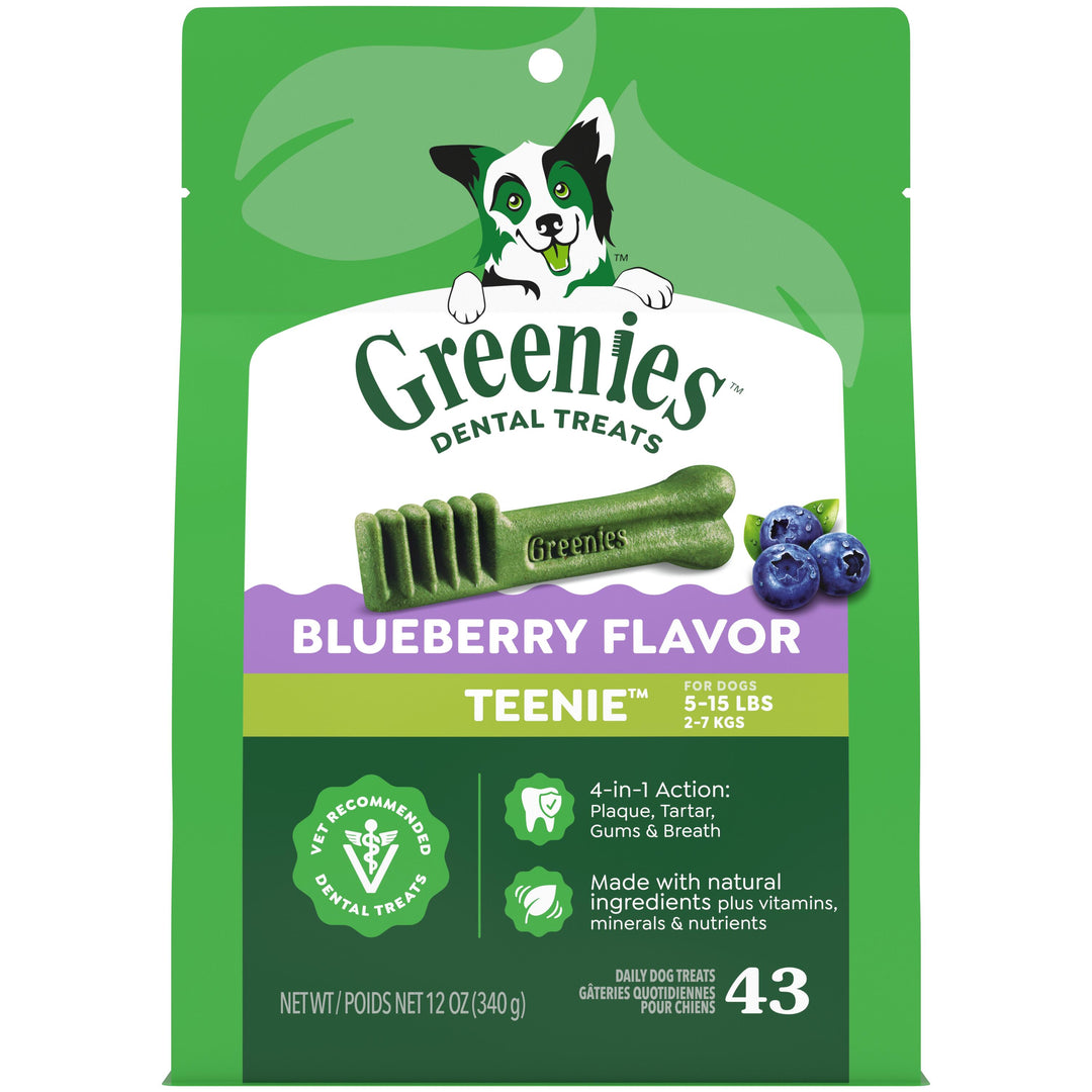 Greenies Dental Treats Blueberry Teenie 43ct