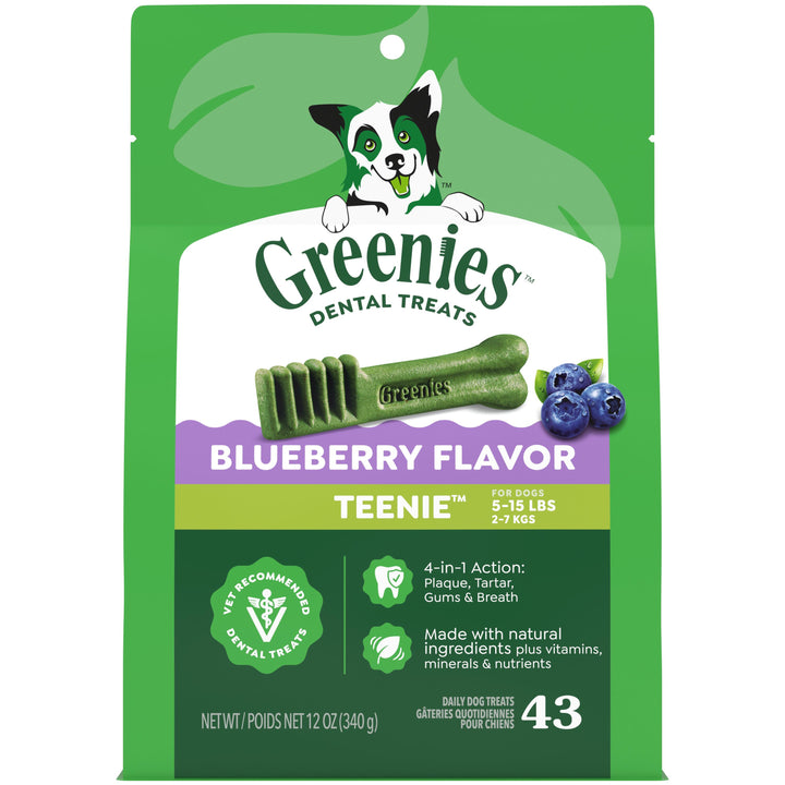 Greenies Dental Treats Blueberry Teenie 43ct