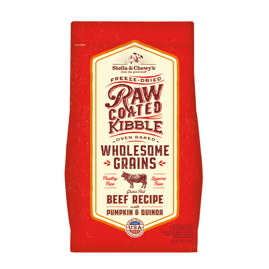 Kibble Raw Coated Wholesome Grain Beef  - 22 lb