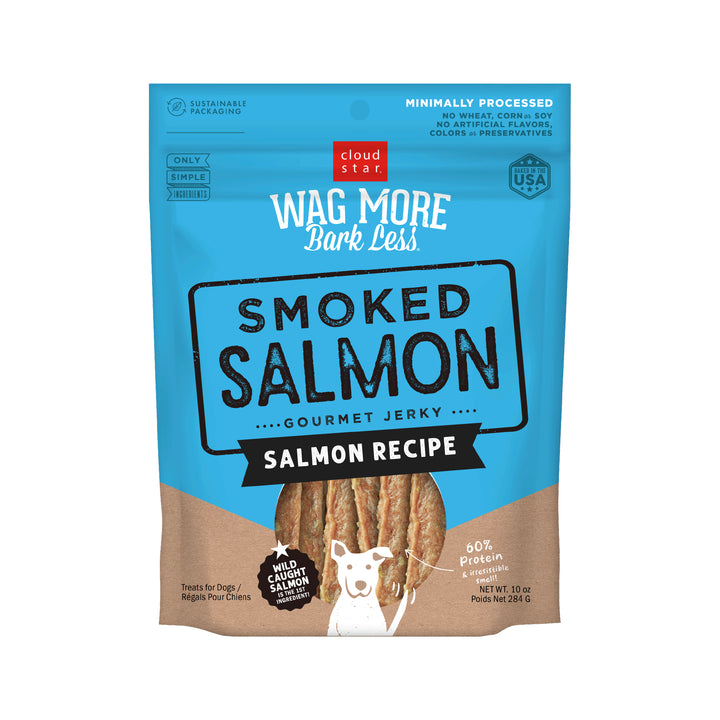 Wag More Smoked Salmon Jerky