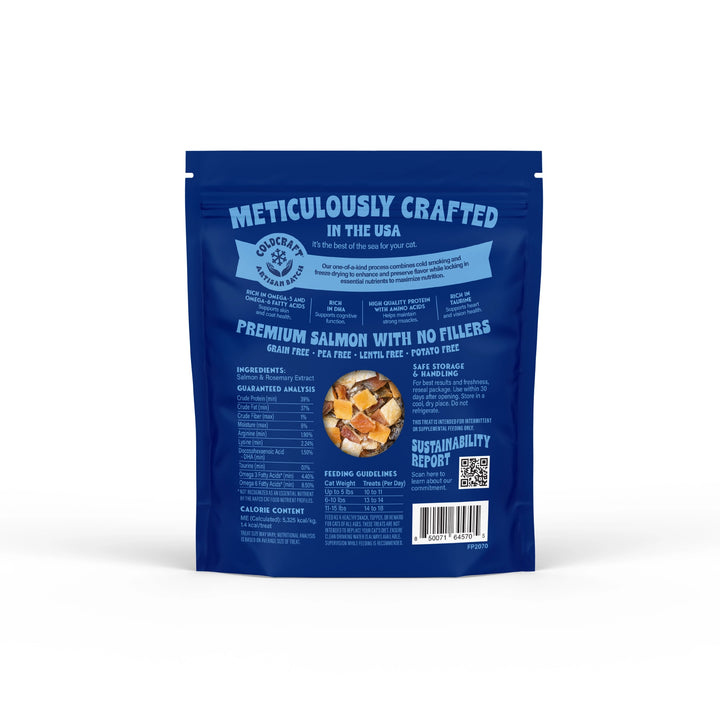 Finfare Cat Freeze Dried Bites Smoked Salmon Skin 1.3oz