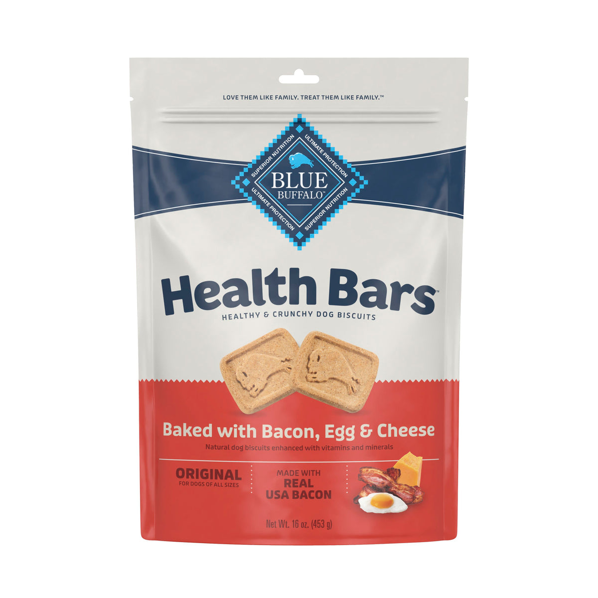 Blue Buffalo Health Bars Bacon Egg N Cheese Treats