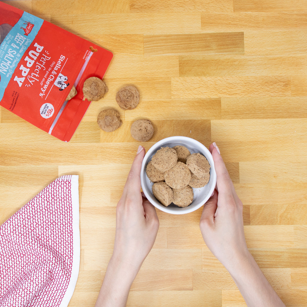 Freeze-Dried Perfectly Puppy Chicken &amp; Salmon Patties - 5.5 oz