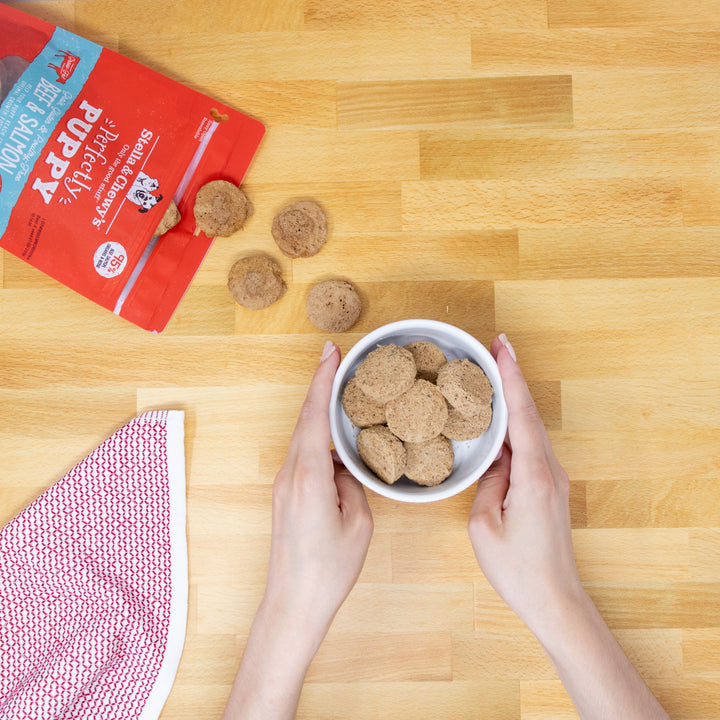 Freeze-Dried Perfectly Puppy Chicken &amp; Salmon Patties - 5.5 oz