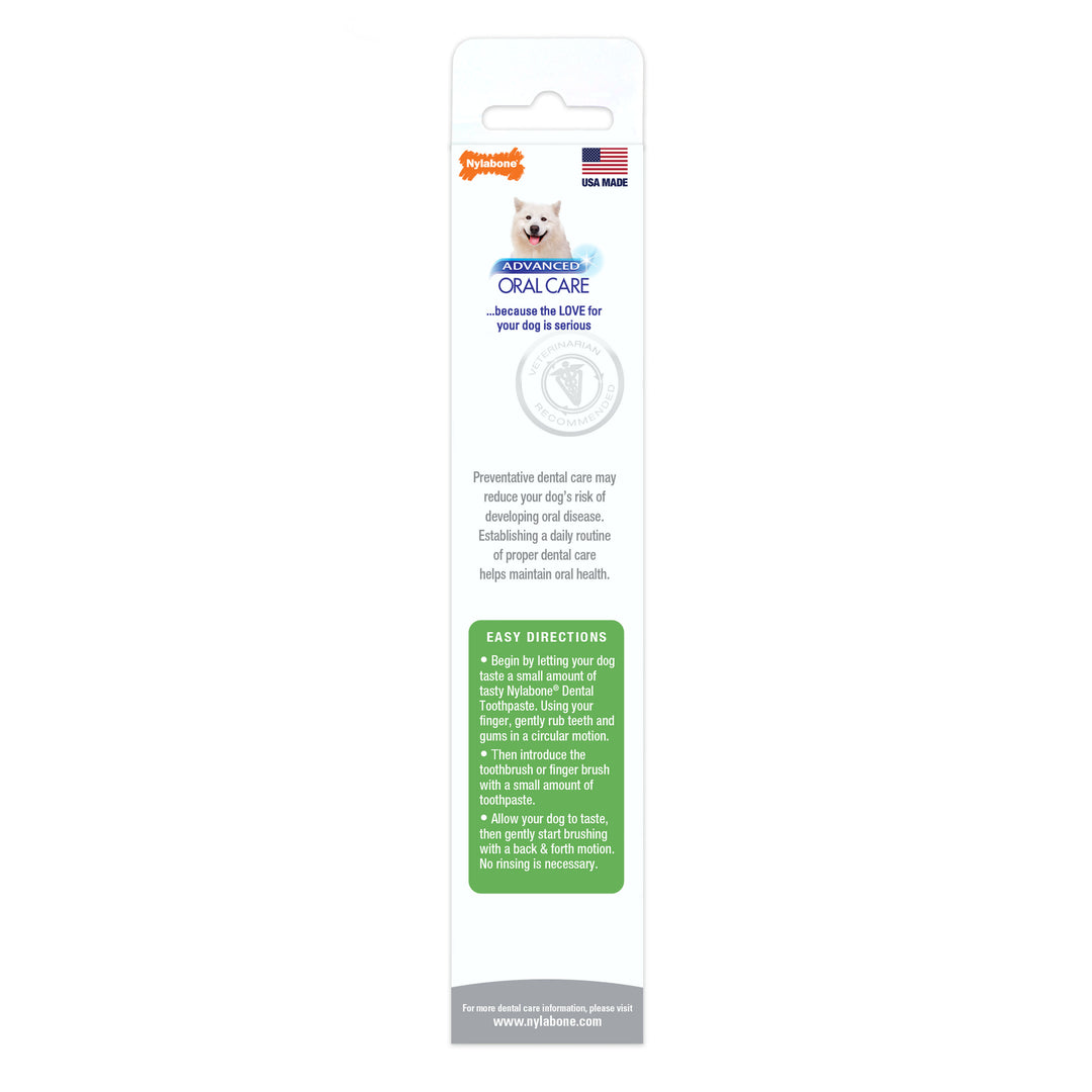 Nylabone Advanced Oral Care Natural Toothpaste Peanut Butter 2.5 Ounce (1 Count)