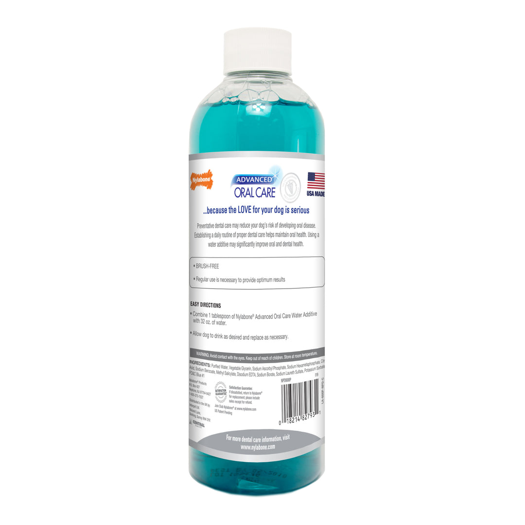 Nylabone Advanced Oral Care Water Additive for Dogs Original 16 Ounce (1 Count)