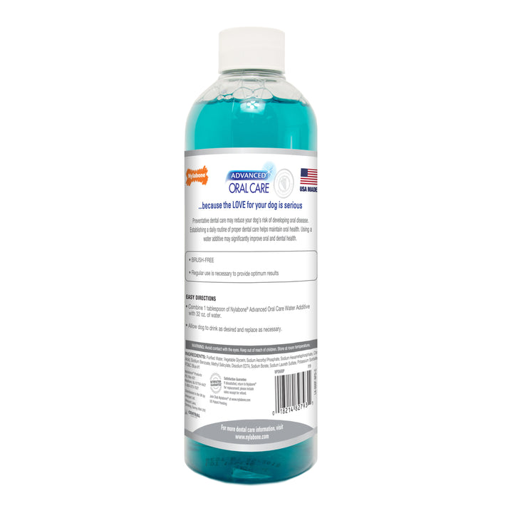 Nylabone Advanced Oral Care Water Additive for Dogs Original 16 Ounce (1 Count)