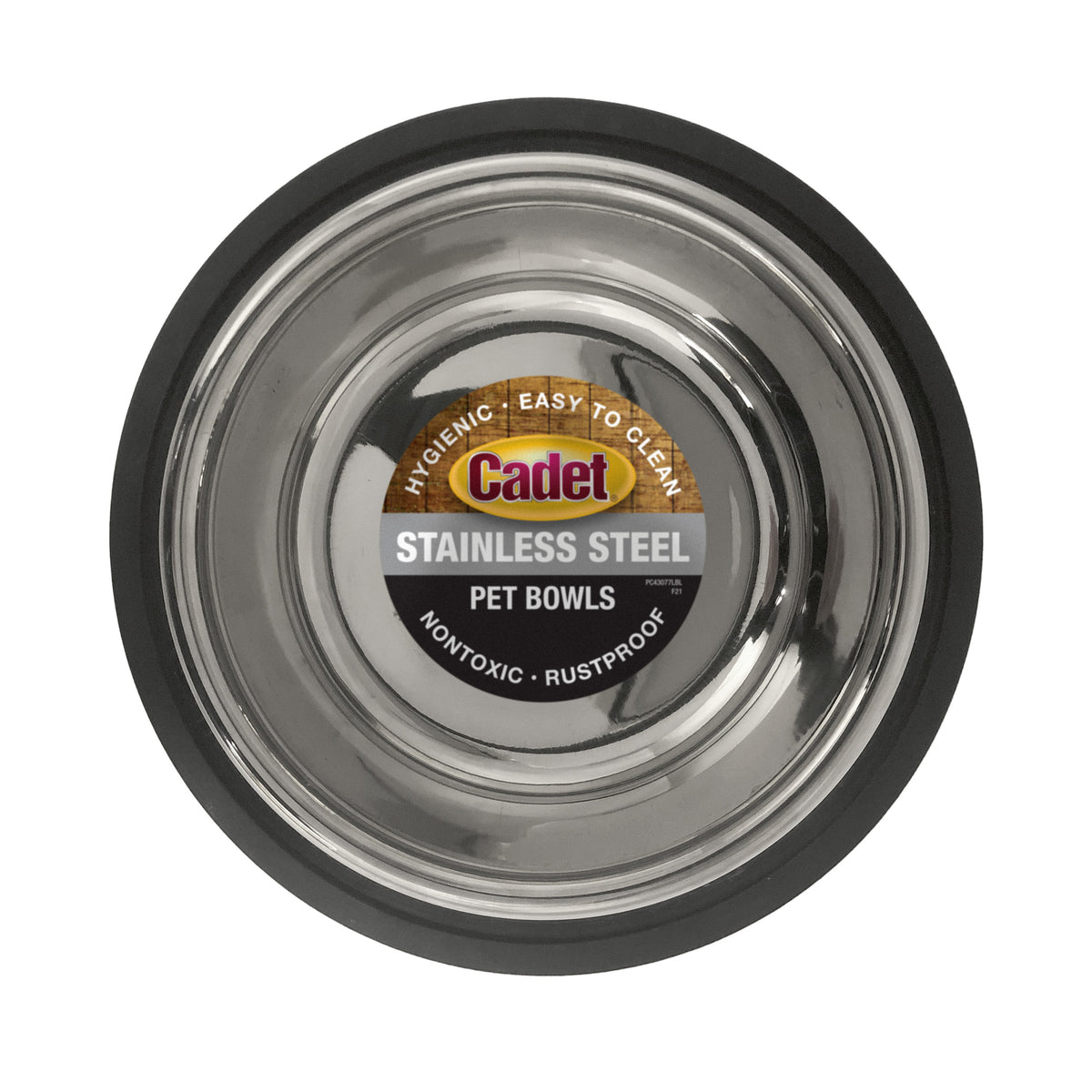 Cadet Stainless Steel No Spill Dog Bowls 16 Ounce