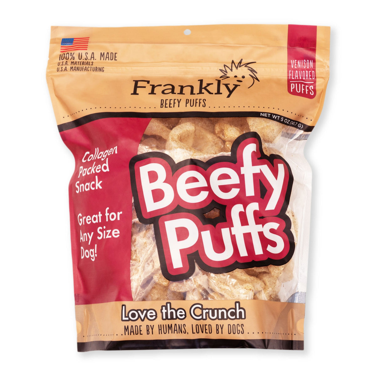 Franklys Beef Puffs Venison 5oz