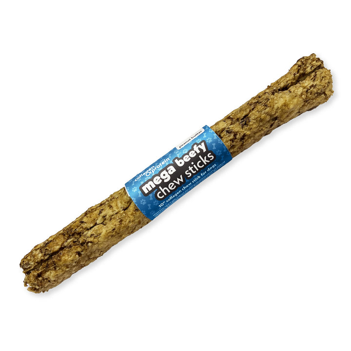 Frankly Mega Beefy Chew 10in Stick Peanut Butter 1ct