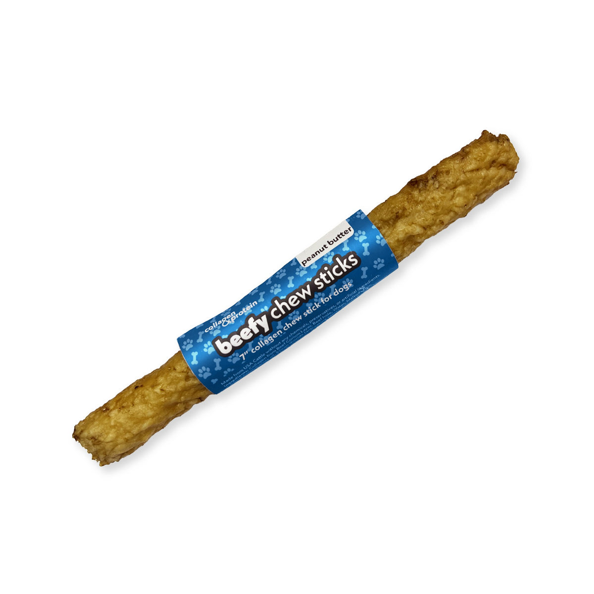 Frankly Beefy Chew Stick 7in Peanut Butter 1ct
