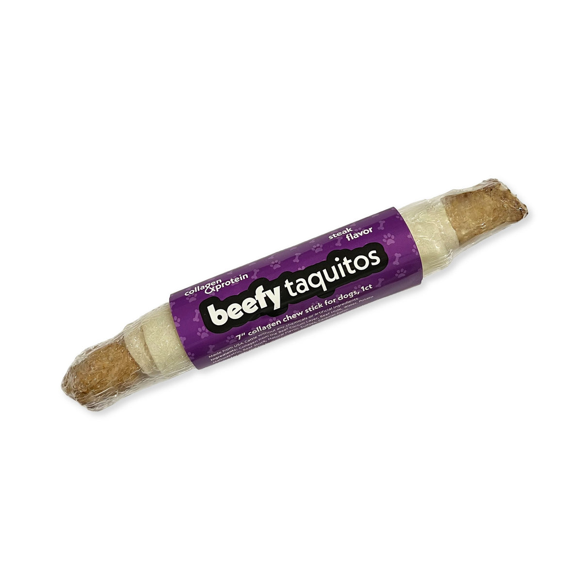 Frankly Beefy Taquito 7in Steak 1ct