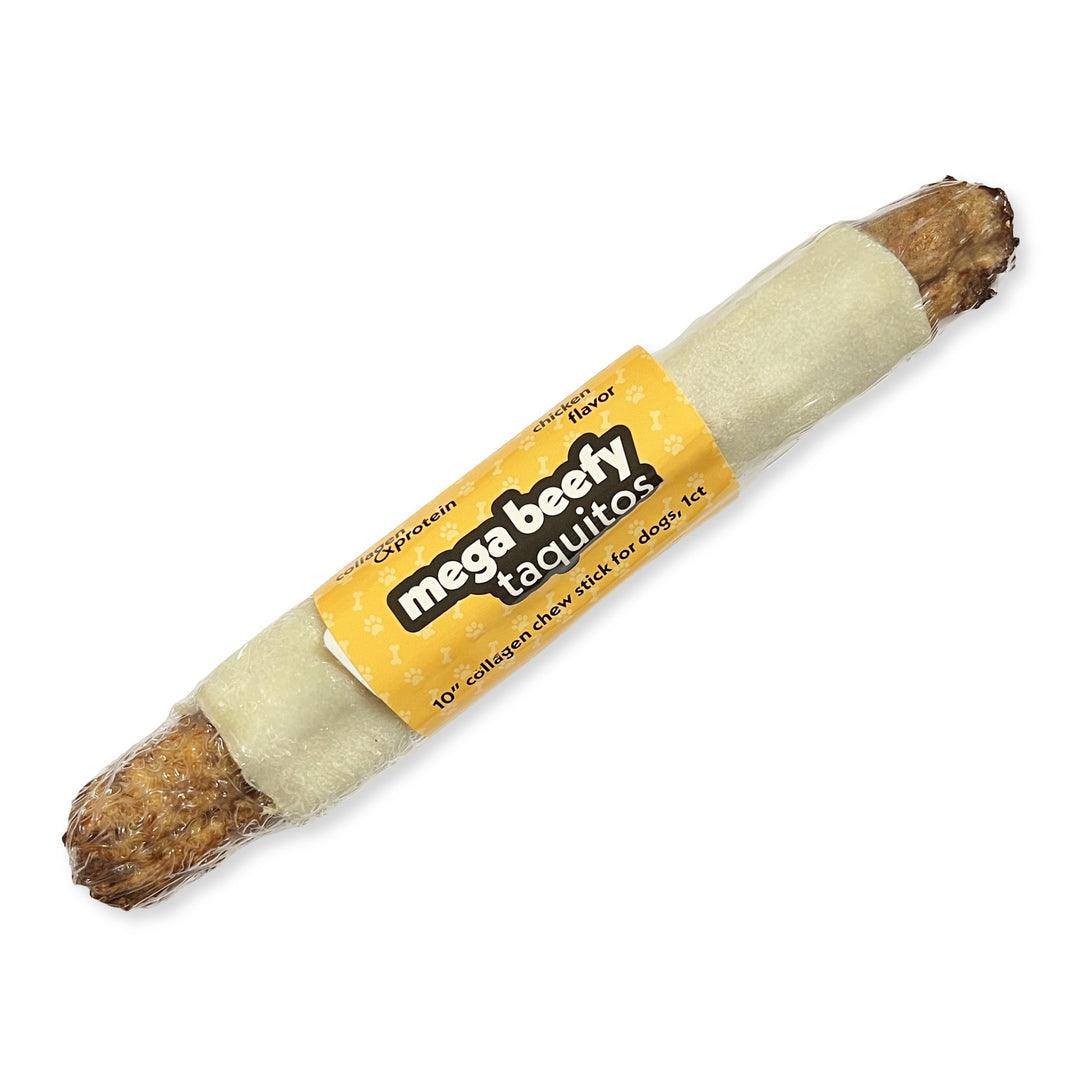Frankly Mega Beefy Taquito 10in Chicken 1ct