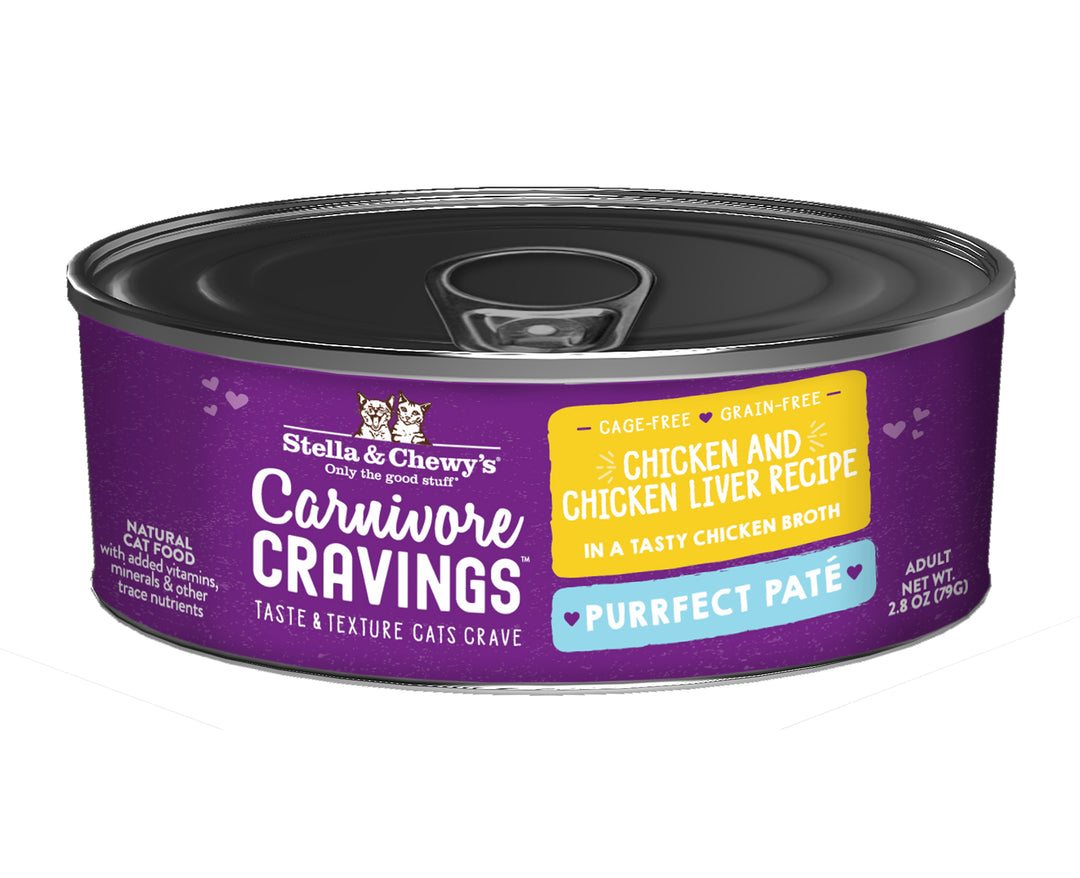 Carnivore Cravings Purrfect Pate Chicken &amp; Chicken Liver - 2.8 oz