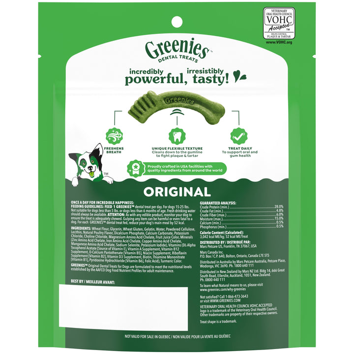 Greenies 6oz Bag Dog Treats Size Petite