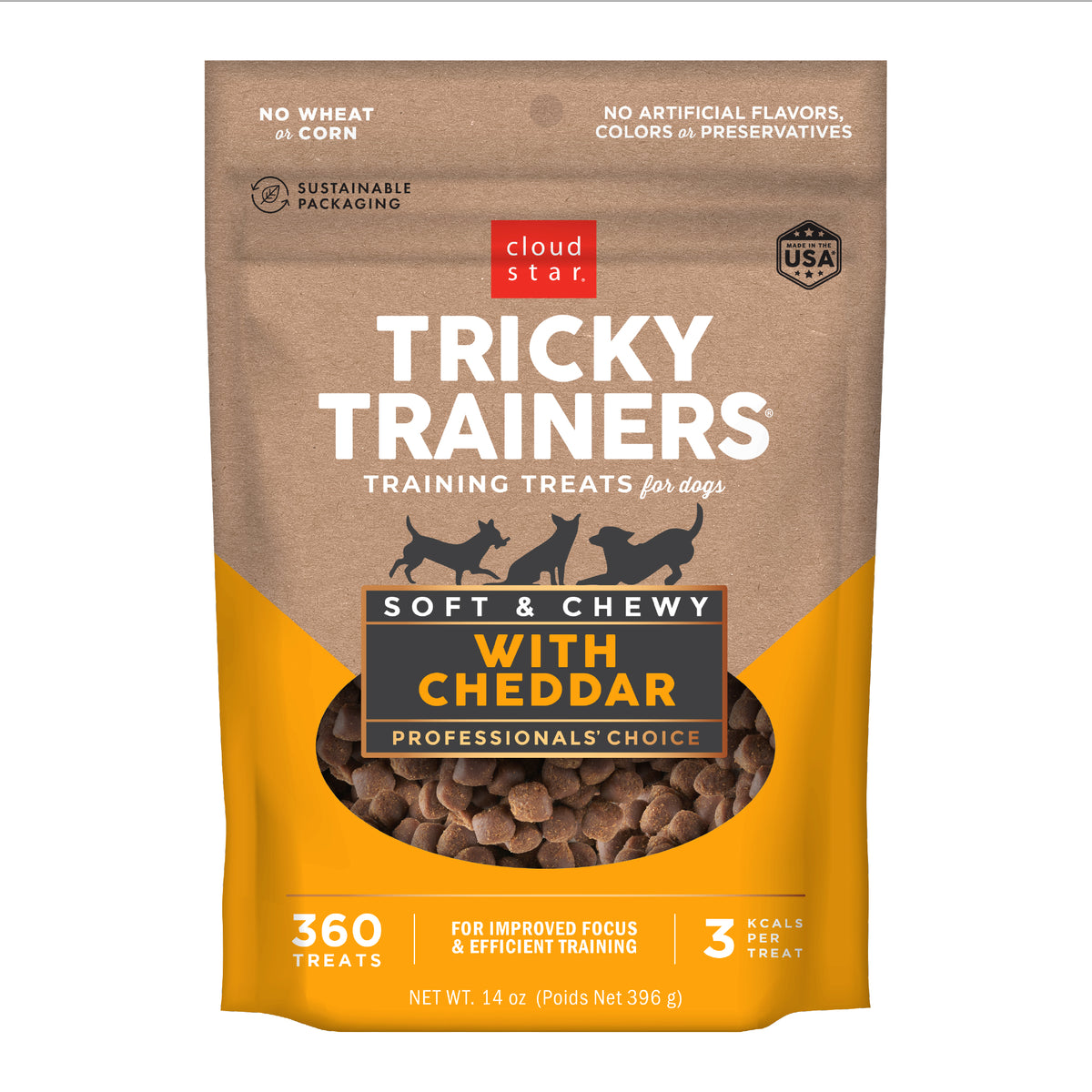 Cloud Star Chewy Cheddar Training Treats 14oz