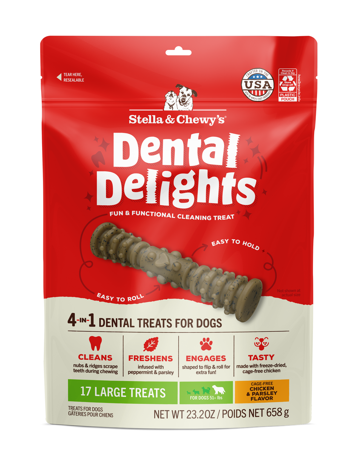 Dental Delights Large – 17 ct