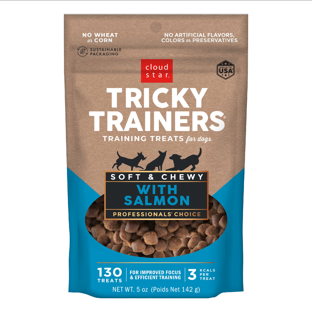 Cloud Star Chewy Salmon Training Treats 5oz