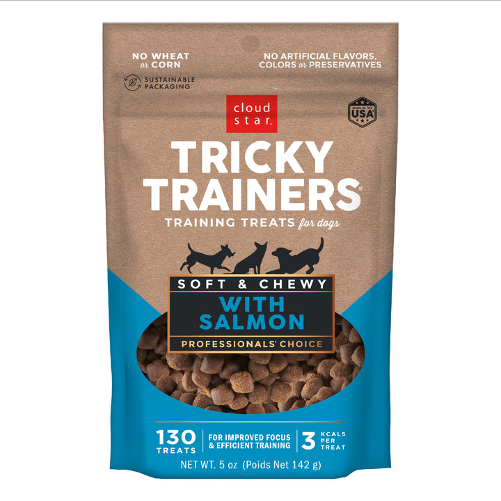 Cloud Star Chewy Salmon Training Treats 5oz