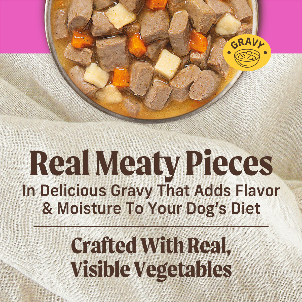 Merrick Chunky Carvers Delight Dinner 12.7 oz unpacked